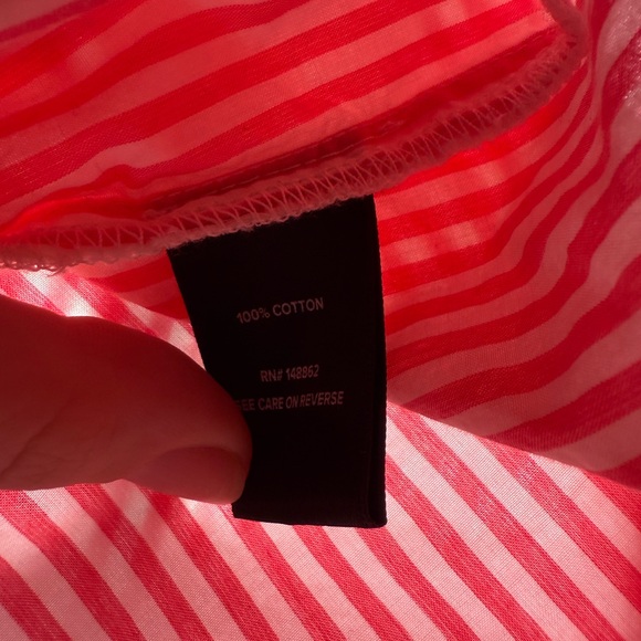 Torrid Orange Striped Oversized Shirt Jacket - Picture 4 of 4